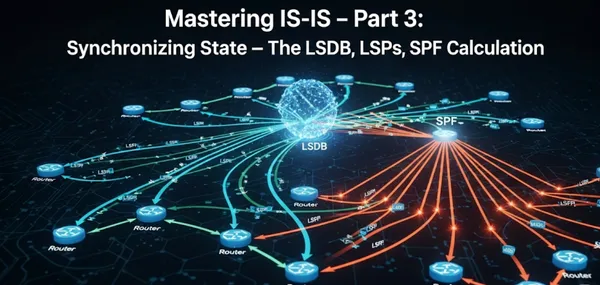 Mastering IS-IS – Part 3: Synchronizing State – The LSDB, LSPs, and SPF Calculation